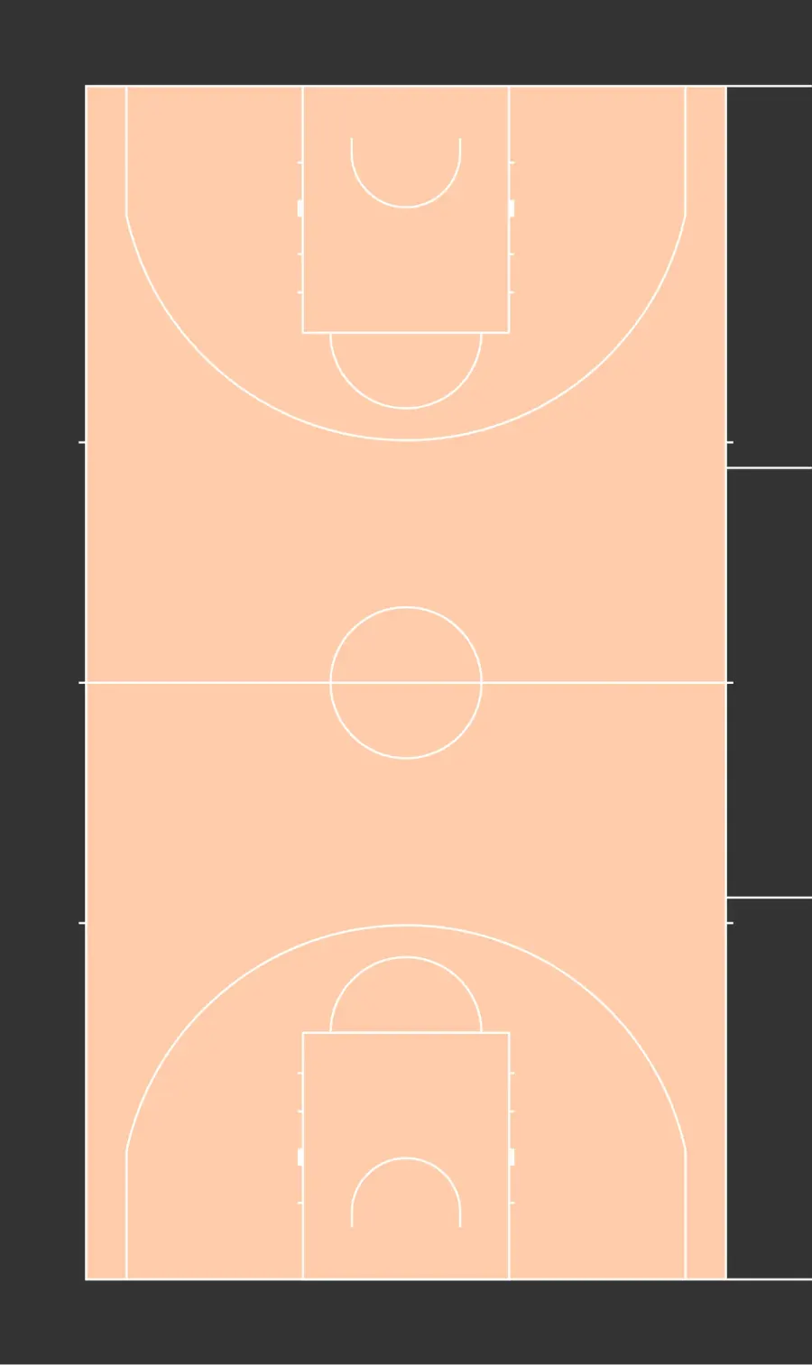 La carte Terrain de basket-ball