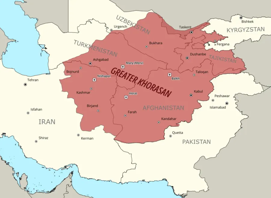La carte Grand Khorassan