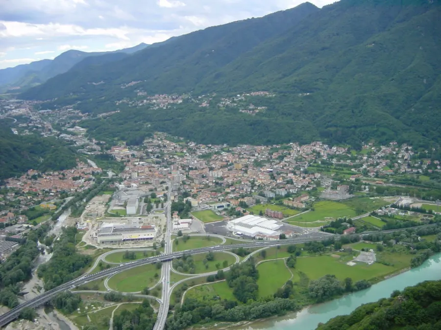 La carte Gravellona Toce