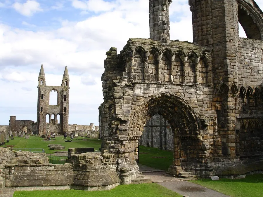 La carte Cathédrale de St Andrews