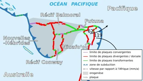 La carte Plaque du récif Balmoral