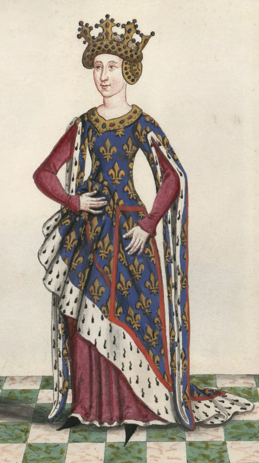 La carte Isabelle de Valois