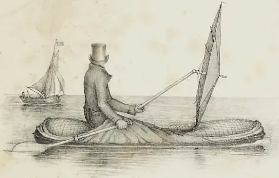 The Halkett boat card