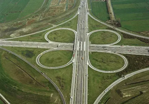 La carte Échangeur autoroutier