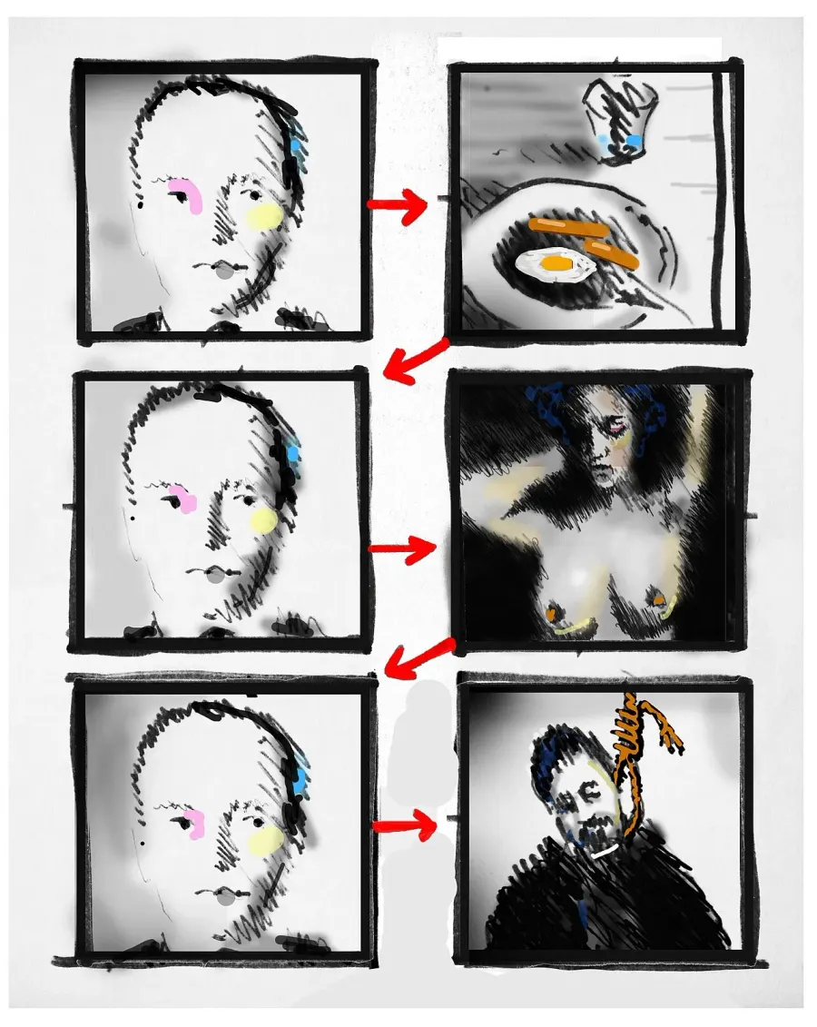 The Kuleshov effect card