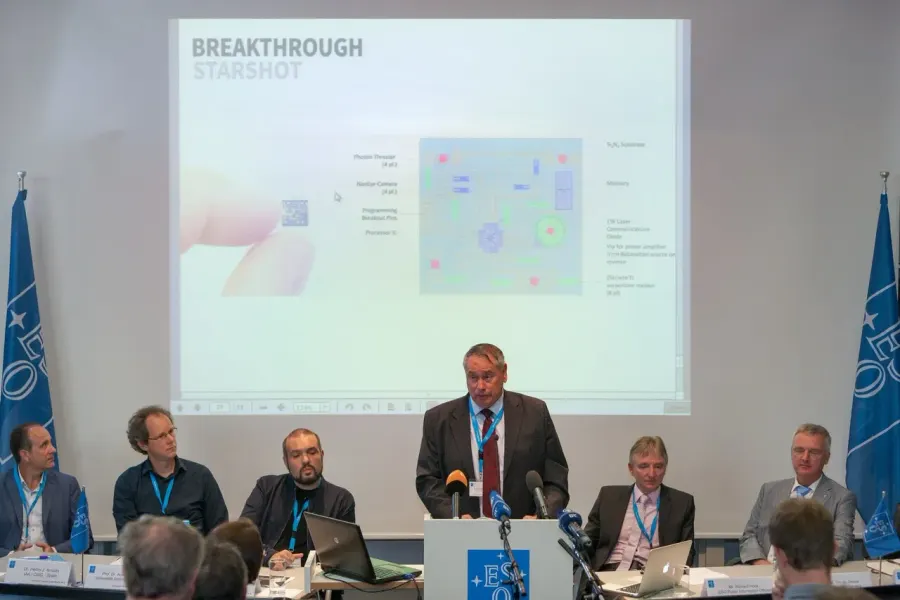 La carte Breakthrough Starshot