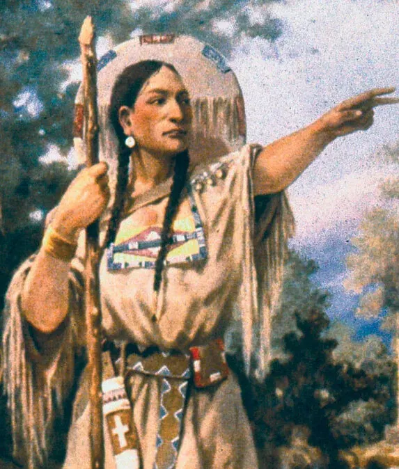 La carte Sacagawea