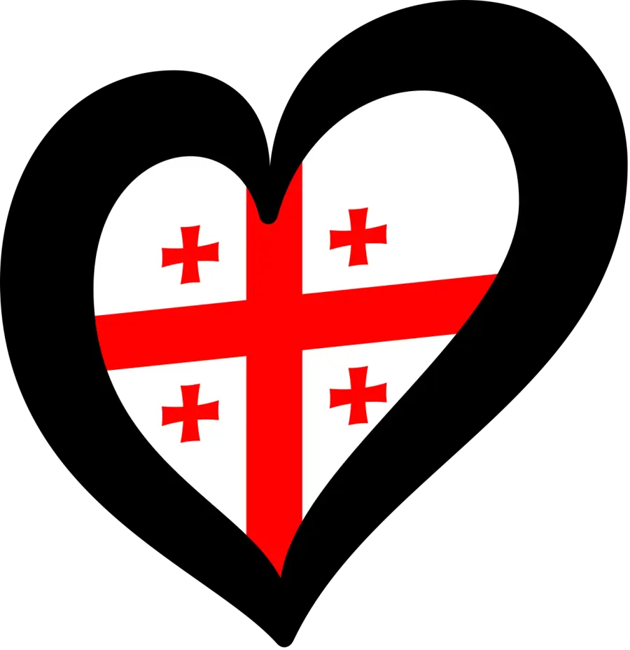 The Georgia in the Eurovision Song Contest card