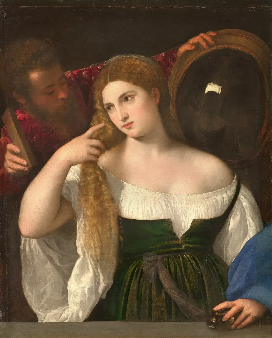 La carte La Femme au miroir