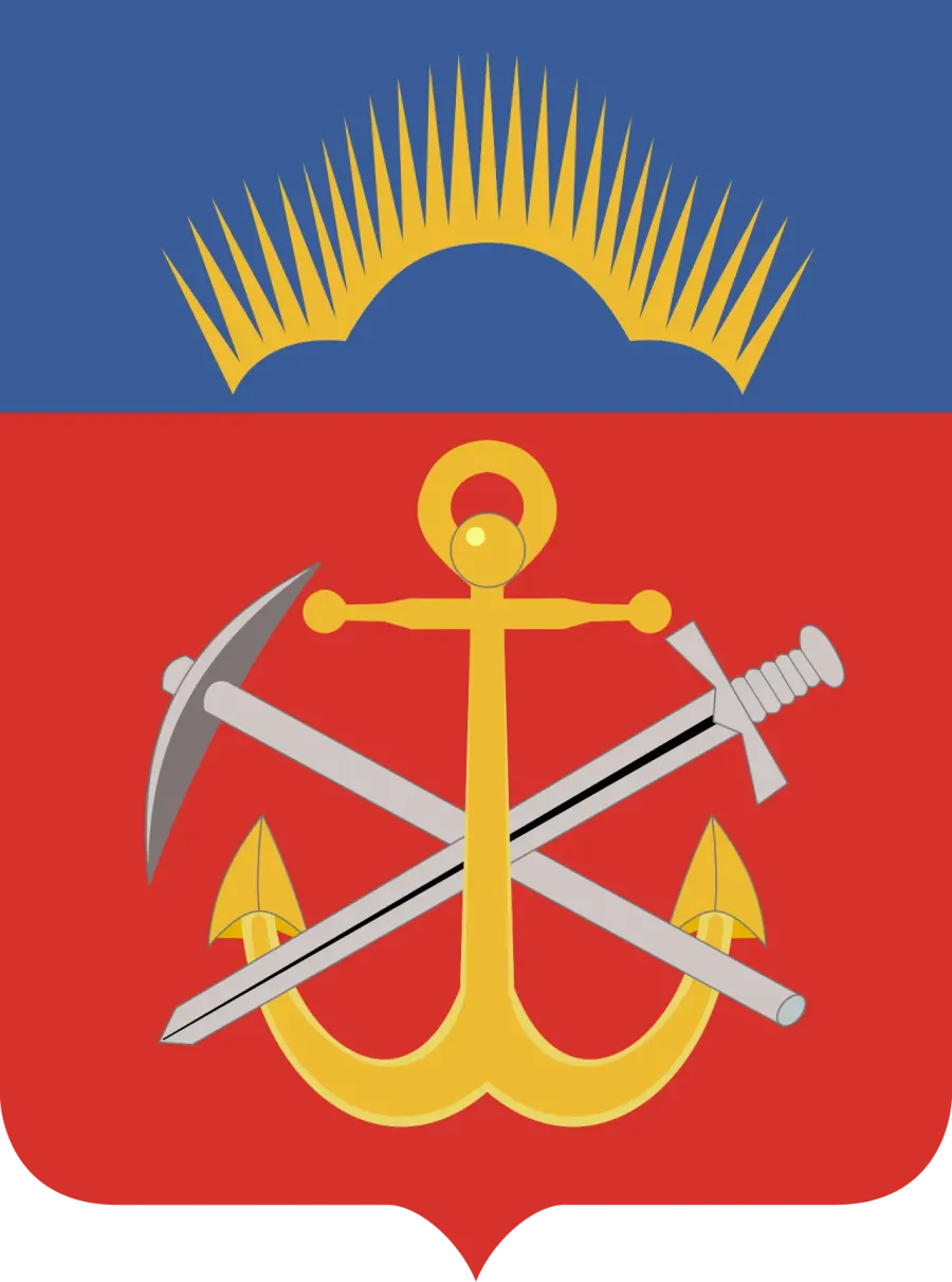 La carte Armoiries de l'oblast de Mourmansk