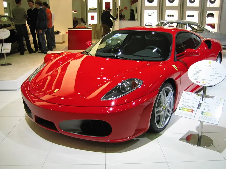 La carte Ferrari F430