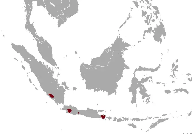 La carte Mustela lutreolina