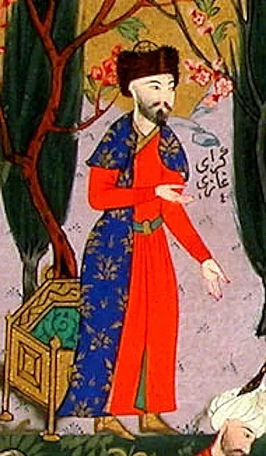La carte Ghazi II Giray