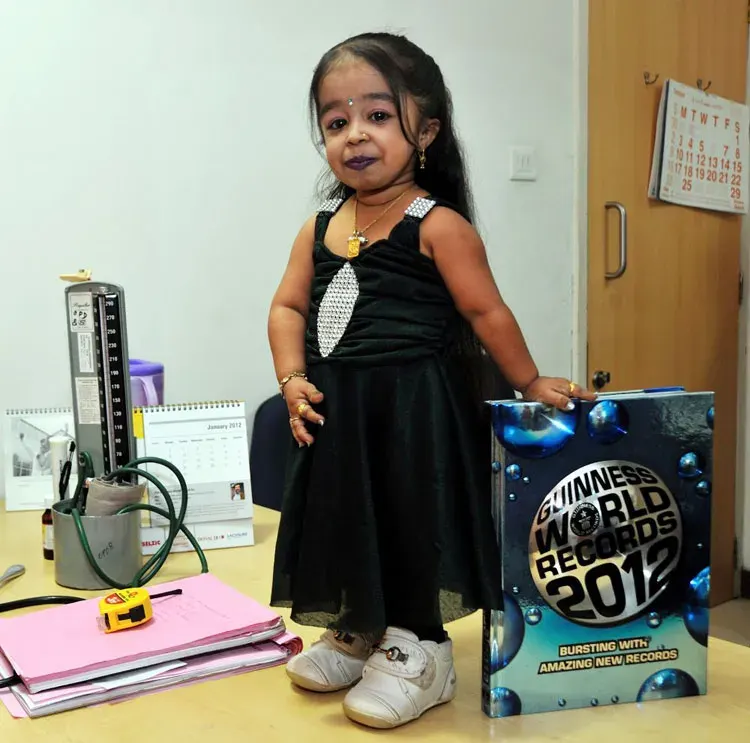 La carte Jyoti Amge