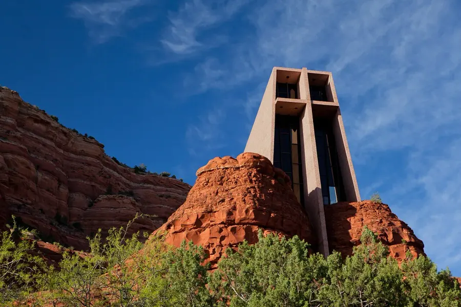 La carte Chapelle Sainte-Croix de Sedona