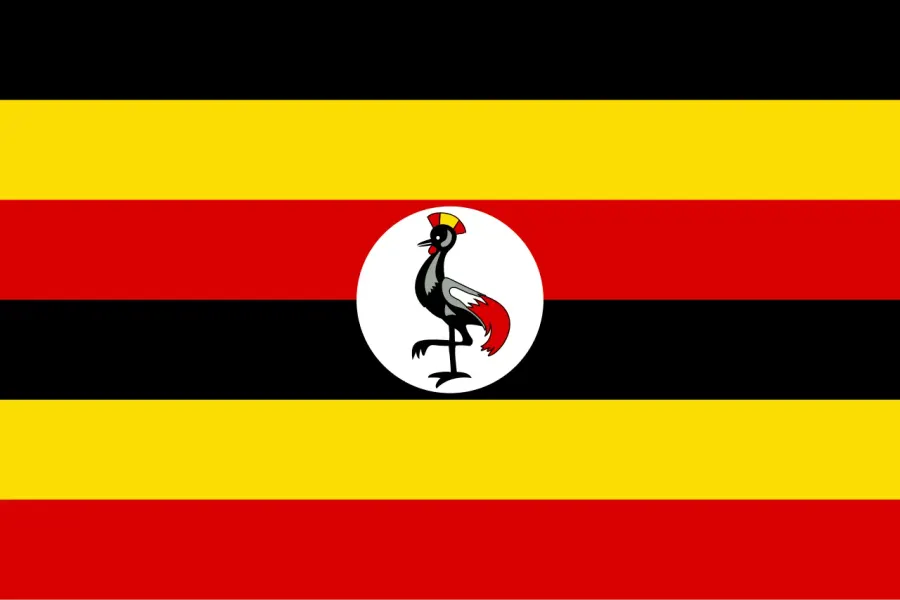 La carte Équipe d'Ouganda de football