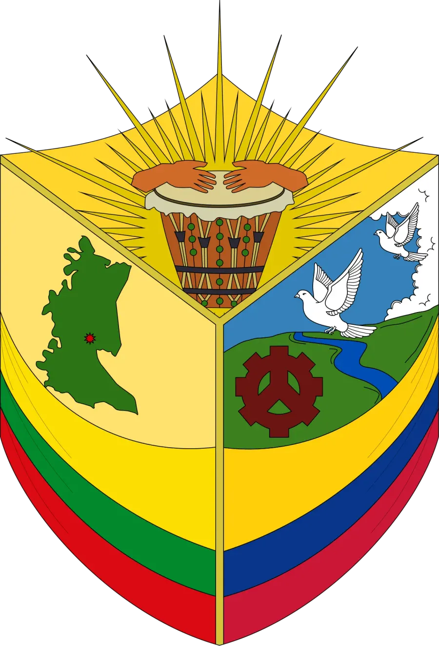 La carte Villa Rica