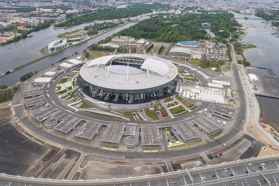 La carte Île Krestovski