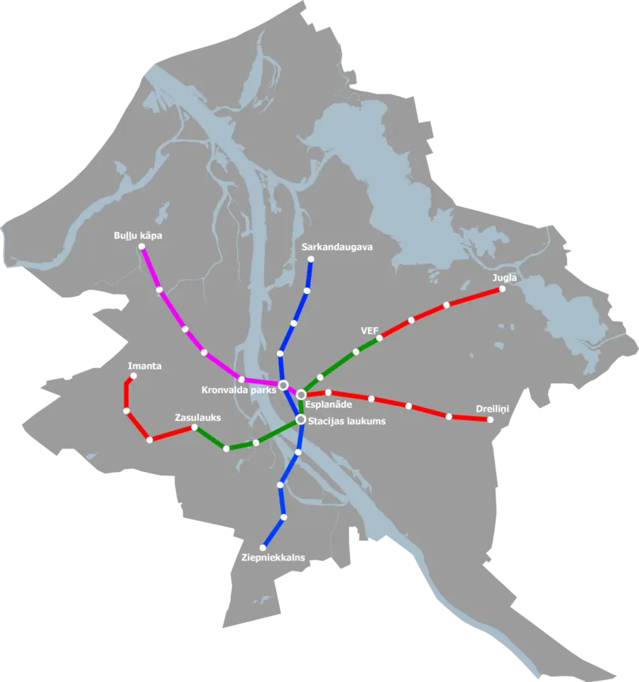 The Riga Metro card