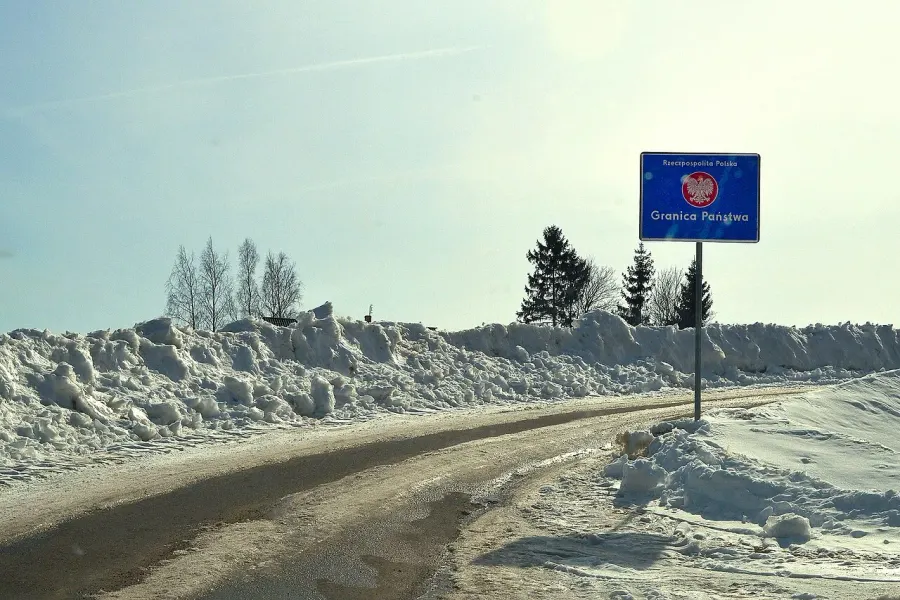 The Lithuania–Poland border card