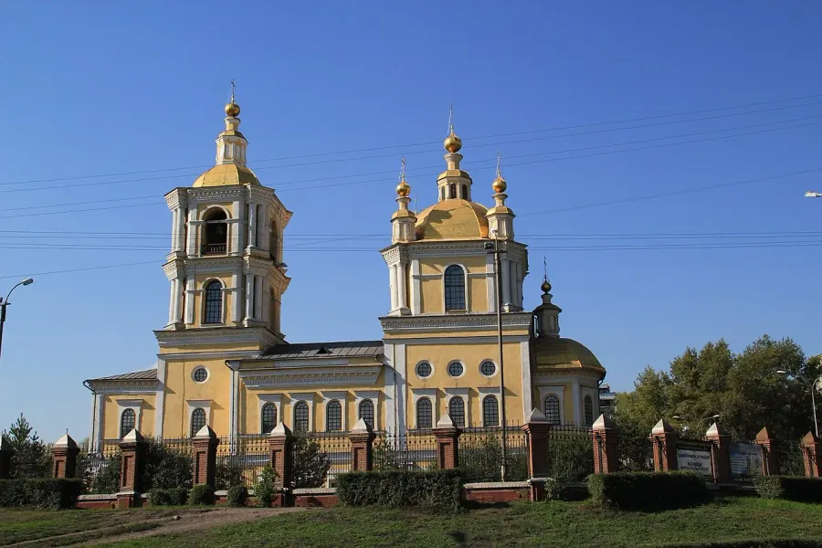 La carte Cathédrale de la Transfiguration-du-Sauveur de Novokouznetsk