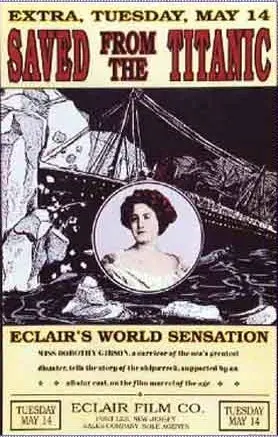 The Saved from the Titanic card