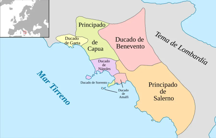 The Duchy of Gaeta card