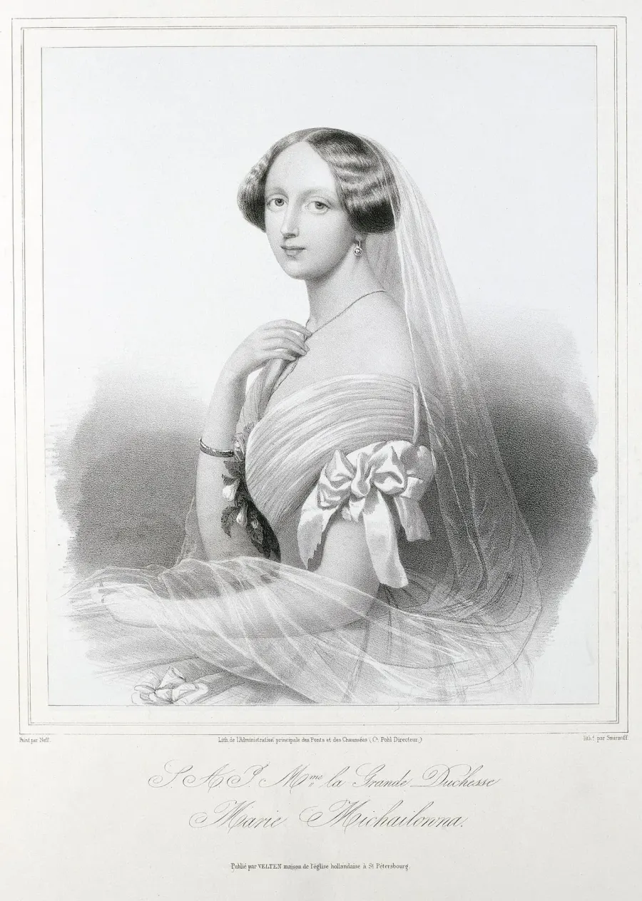 La carte Marie Mikhaïlovna de Russie