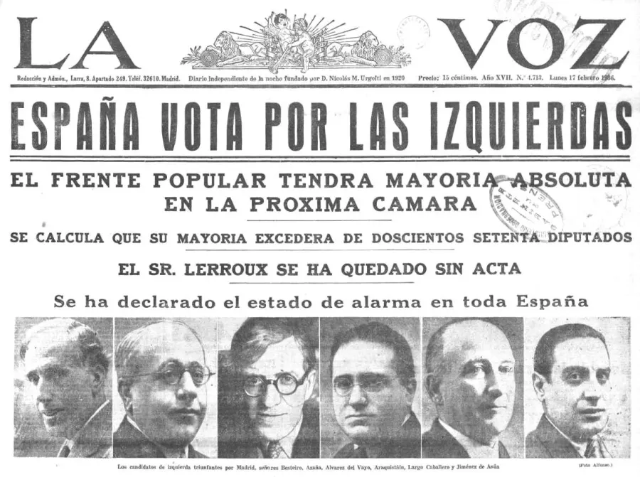The Popular Front card
