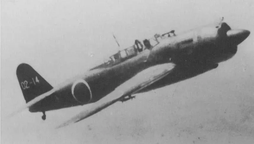 La carte Yokosuka D4Y Suisei
