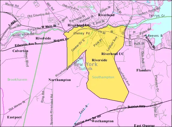 The Riverside, Suffolk County, New York card
