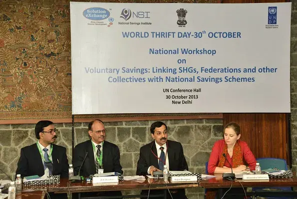 The World Savings Day card