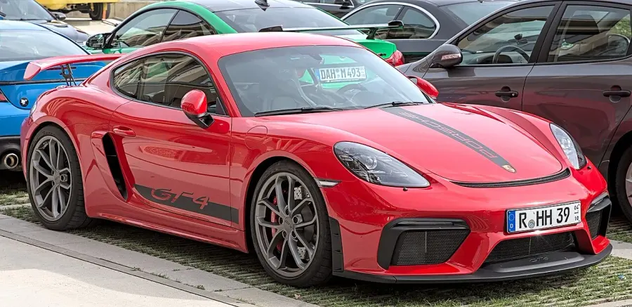 La carte Porsche Cayman