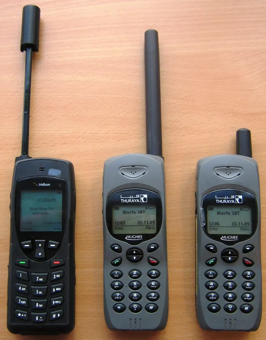 La carte Téléphonie par satellite
