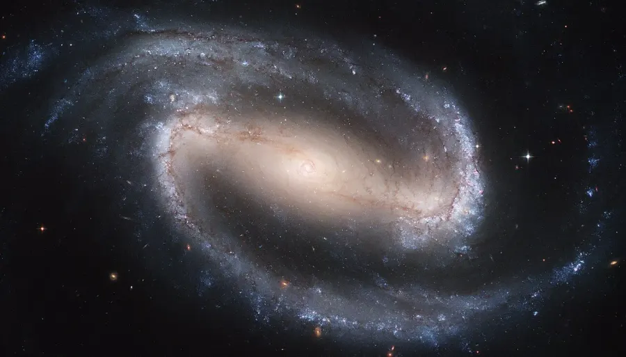 The Barred spiral galaxy card