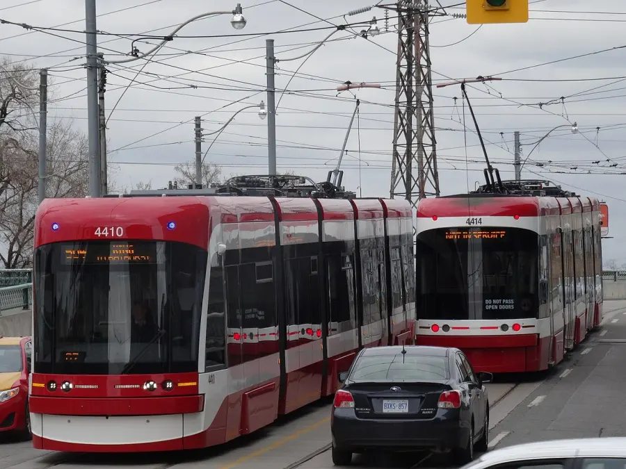 La carte Tramway de Toronto