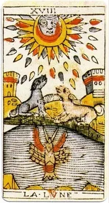 The The Moon card