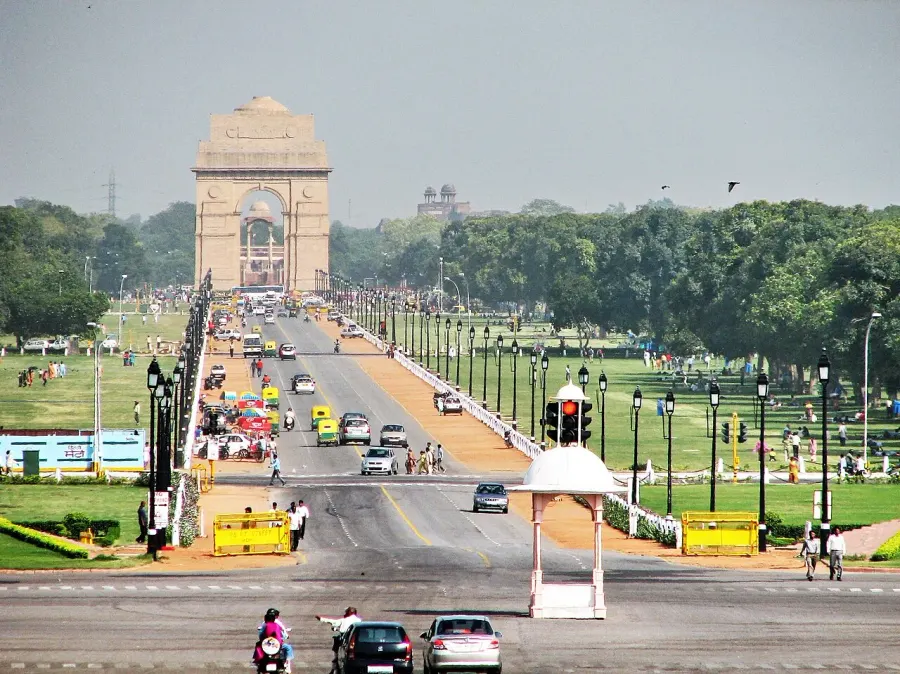 La carte Rajpath
