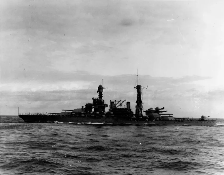 The USS Colorado card