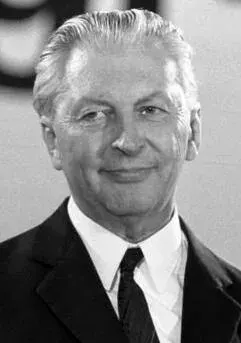 La carte Kurt Georg Kiesinger