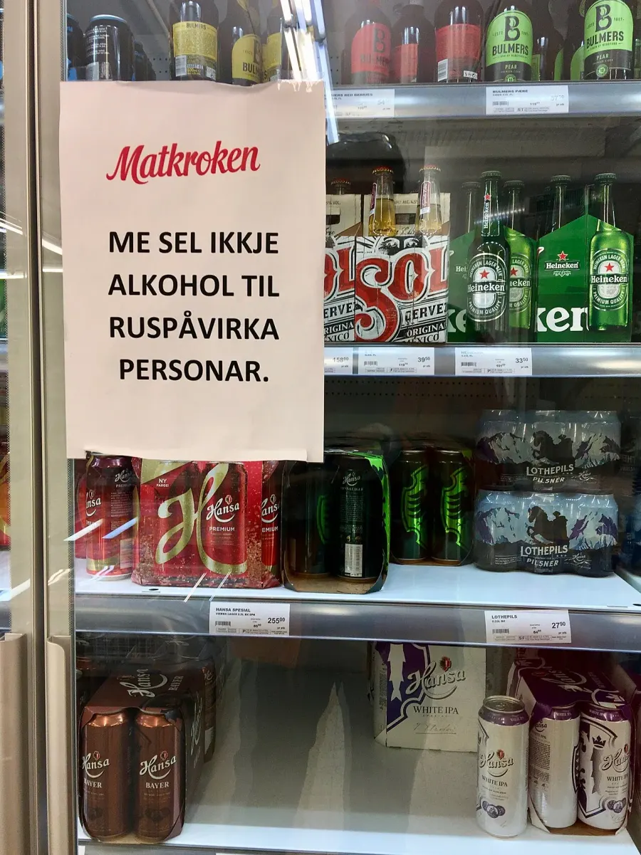 La carte Nynorsk
