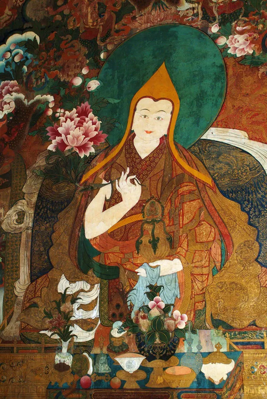 La carte Khendrup Gyatso