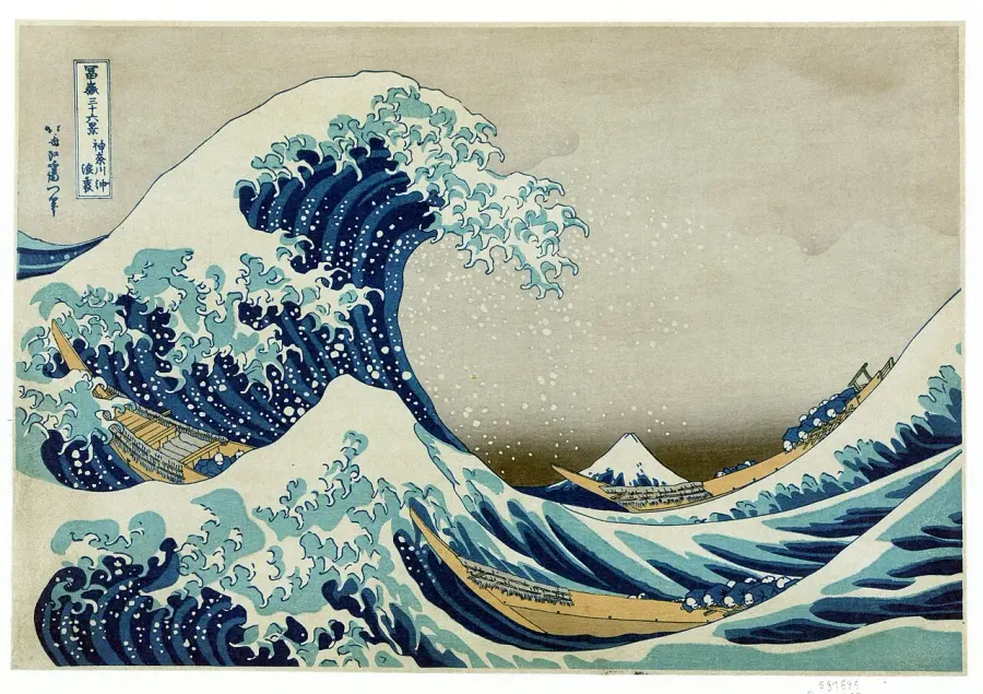 La carte La Grande Vague de Kanagawa