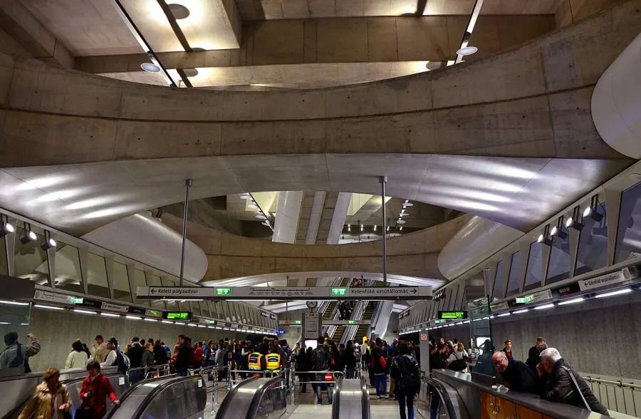 La carte Kálvin tér
