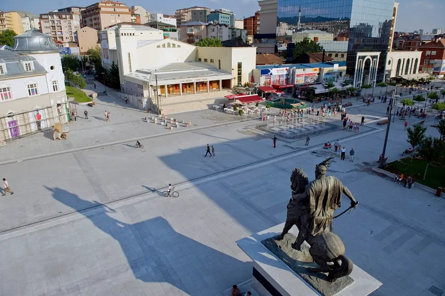 La carte Pristina