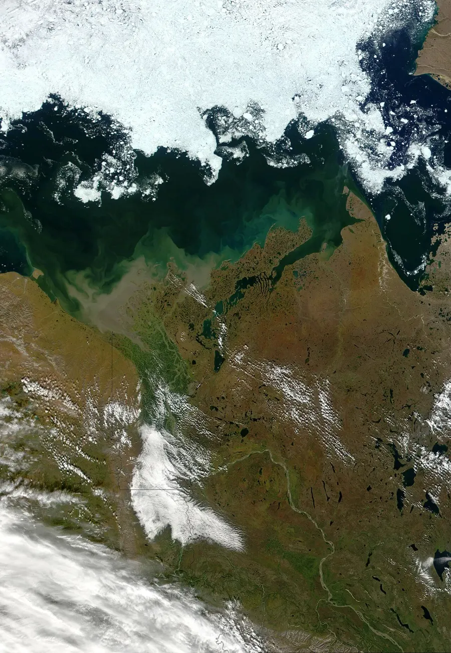 La carte Île Richards
