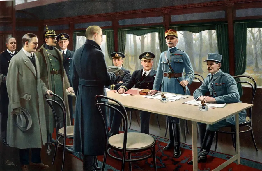 The Armistice of 11 November 1918 card