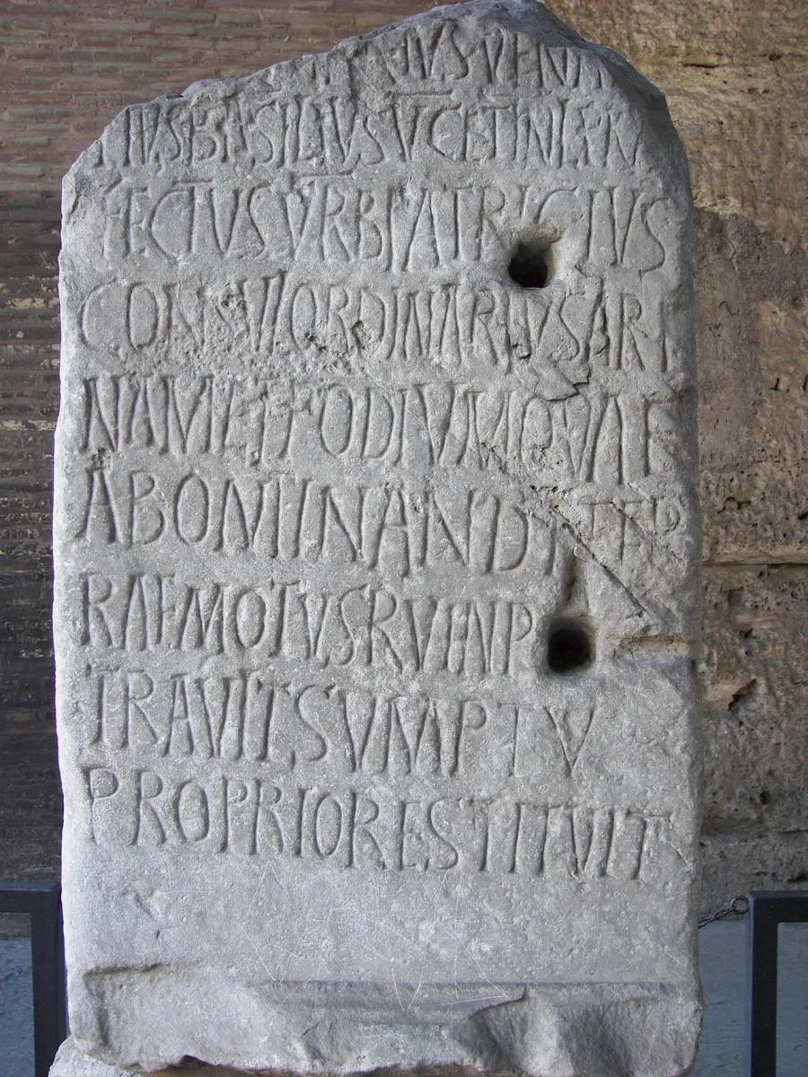 La carte Latin classique