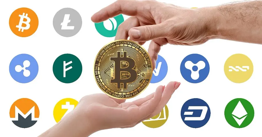 La carte Plateforme d'échange de cryptomonnaies