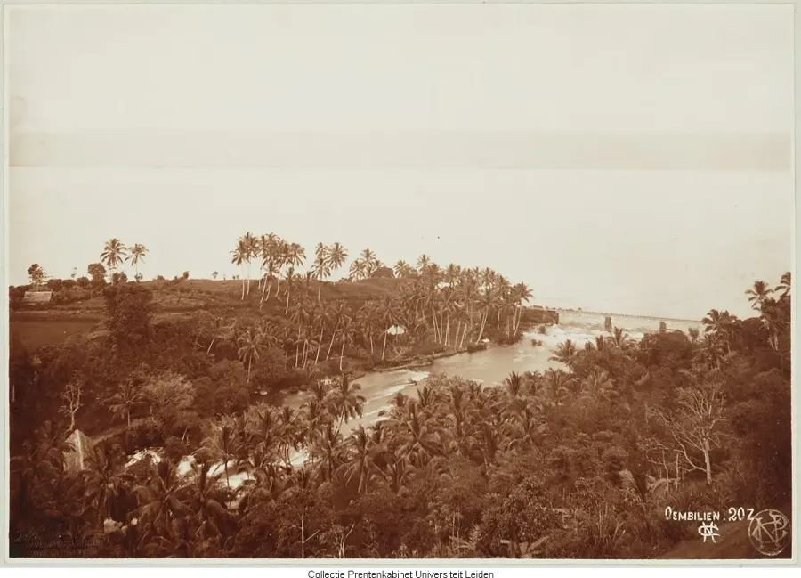 La carte Lac Singkarak